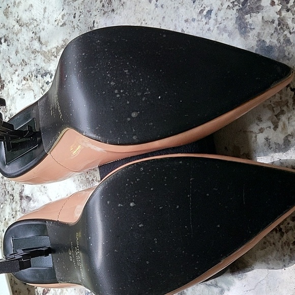 YSL Opyum Point-toe Patton Leather Heels - Picture 5 of 5